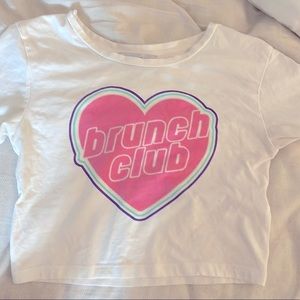 Woman’s crop top - 90s style.